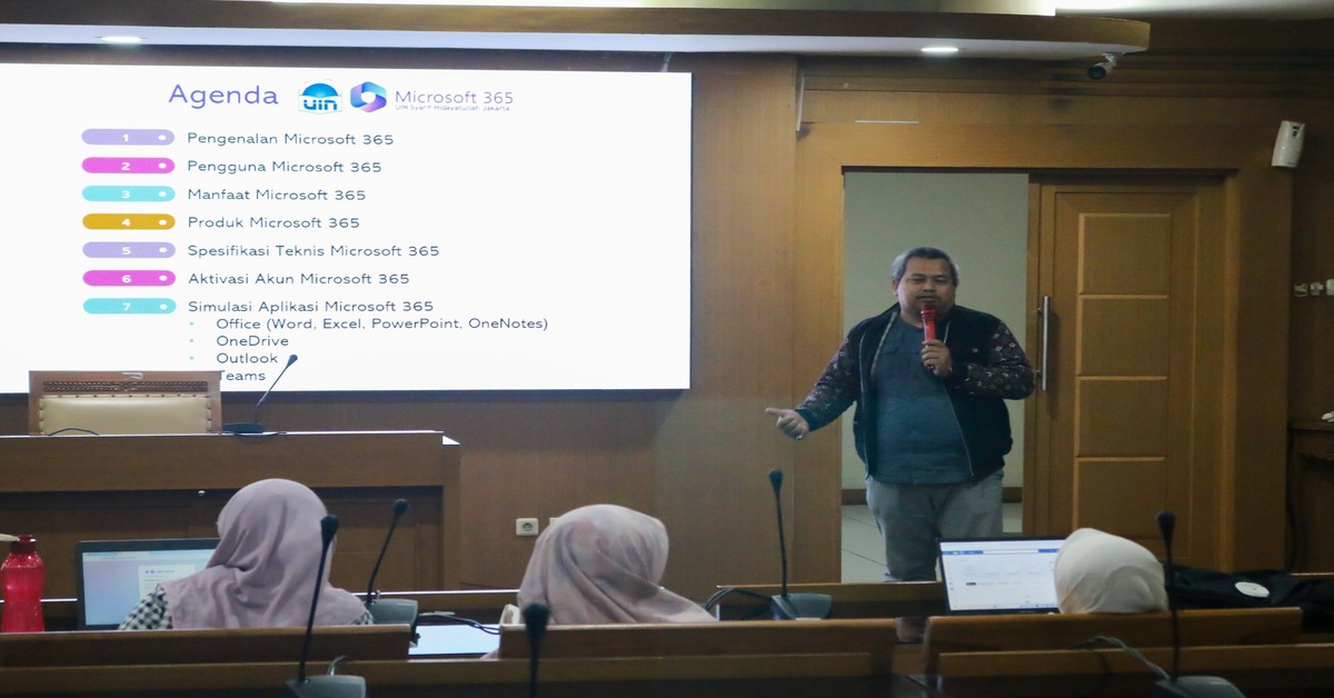Sosialisasi Hari Ke-3 oleh Tim Pustipanda Mengenai Peralihan Workspace dari Google ke Microsoft 365