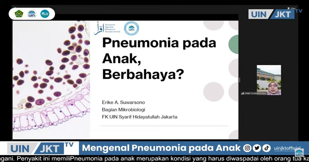 Ini Penyebab Utama Pneumonia pada Anak