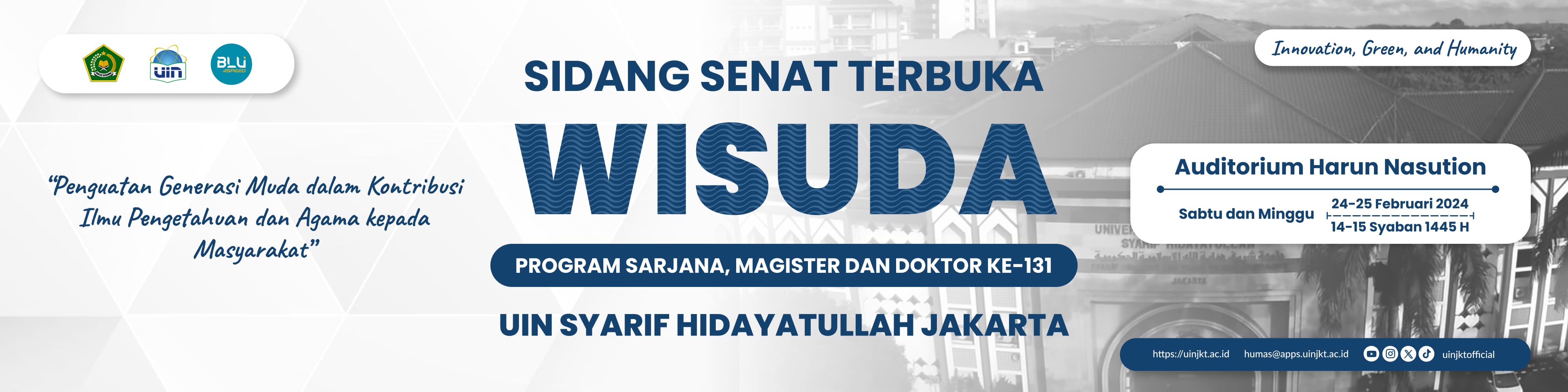 Wisuda Program Sarjana, Magister, dan Doktor ke-131