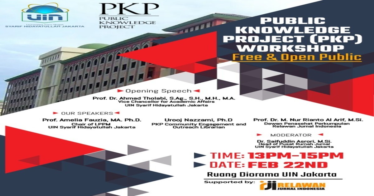 Public Knowledge Project (PKP) Workshop