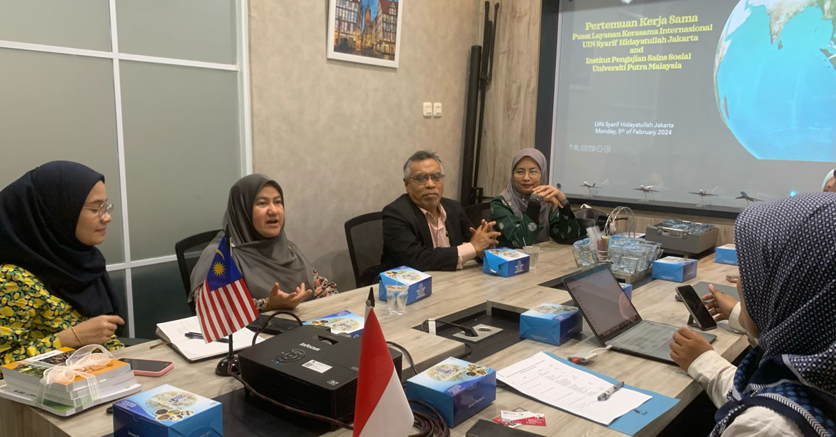 UIN Jakarta dan UPM Jajaki Kerjasama di Bidang Akademik dan Publikasi