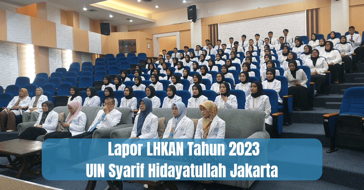 Lapor LHKAN Tahun 2023 - UIN Syarif Hidayatullah Jakarta