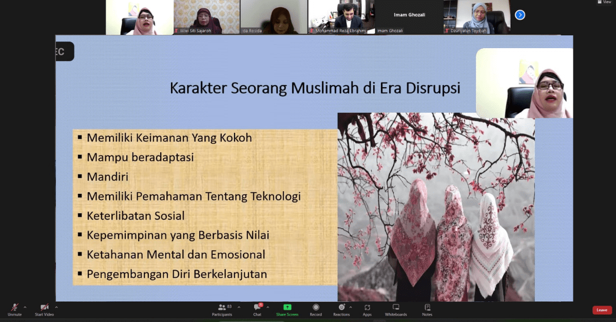 Pakar Dakwah UIN Jakarta: Pentingnya Menjadi Muslimah Berkarakter di Era Disrupsi