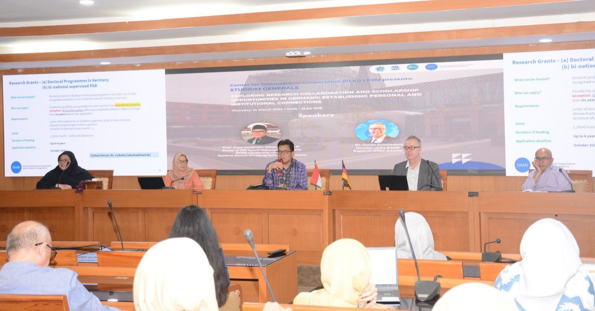 Gelar Kuliah Umum, Rektor Harap Para Akademisi Manfaatkan Kesempatan DAAD