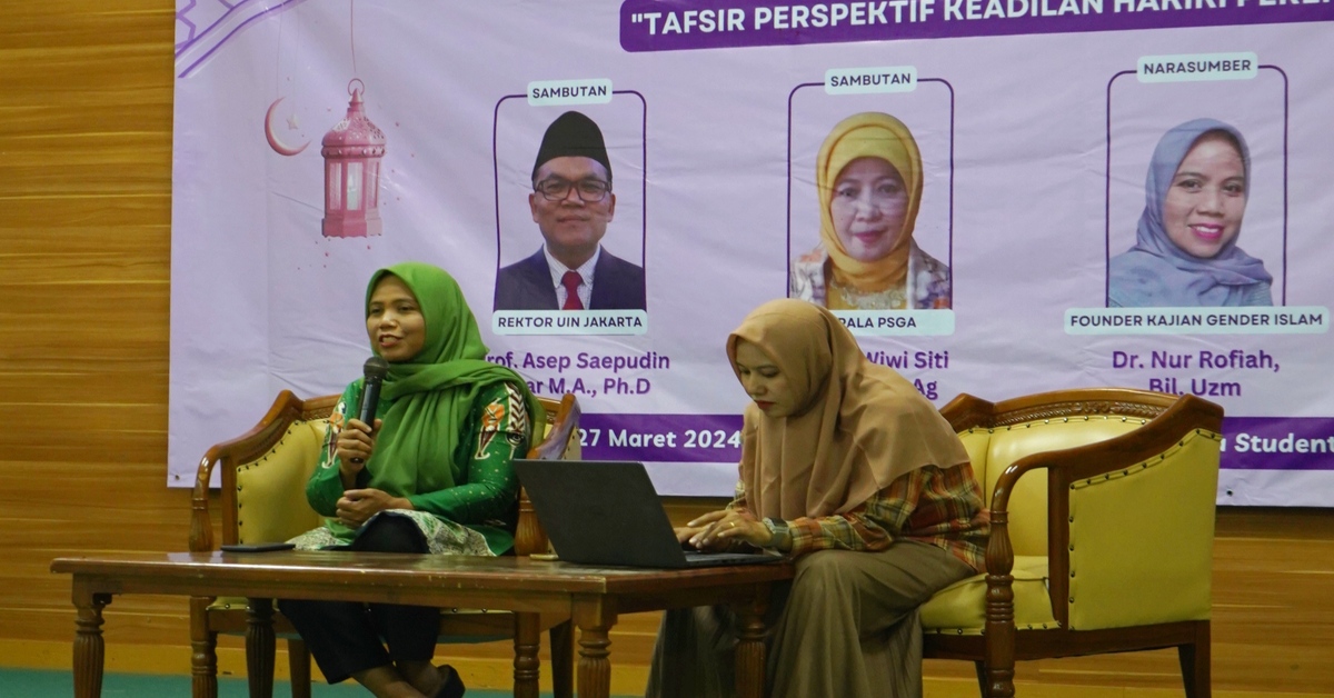 Pahami Keadilan Hakiki Perempuan, PSGA Ajak Pakar Gender Tafsirkan Perspektif Keadilan Perempuan