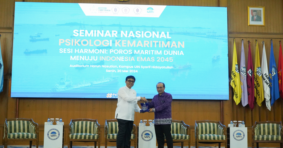 HIMPSI dan Fakultas Psikologi UIN Jakarta Bahas Psikologi Kemaritiman dalam Seminar Menuju Indonesia Emas 2045