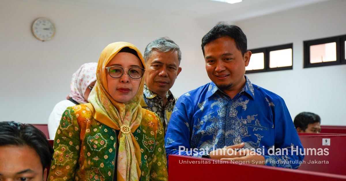 Ketua Panitia PMB PTKIN Pantau Langsung Kelancaran UM-PTKIN di UIN Jakarta