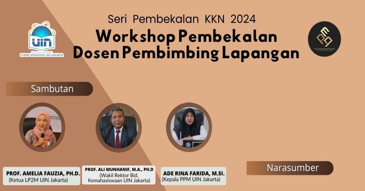 Workshop Pembekalan Dosen Pembimbing Lapangan KKN 2024