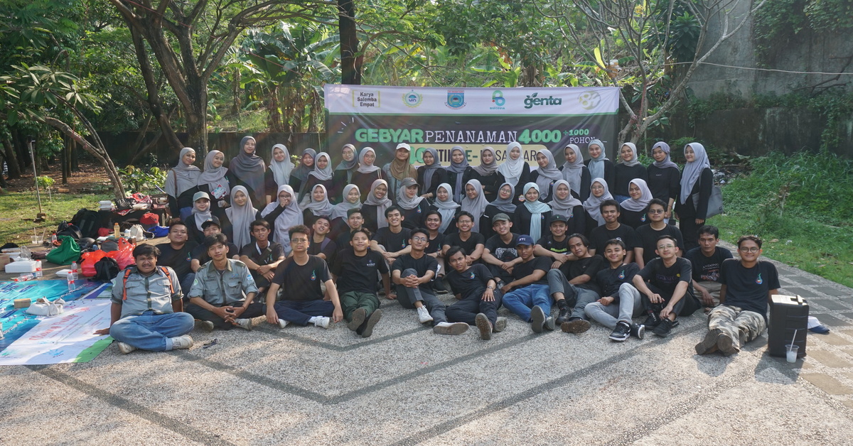 UIN Jakarta dan Karya Salemba Empat Gelar Tanam 4000 pohon di 40 titik Se-Nusantara