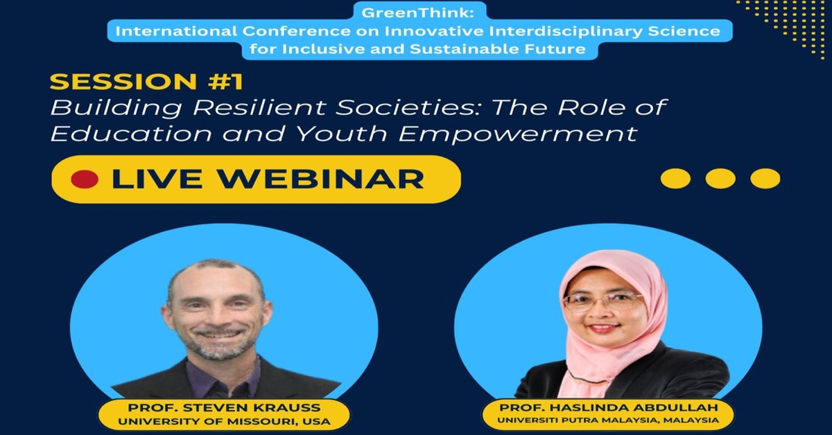 Building Resilient Societies: The Role of Education and Youth Empowerment 