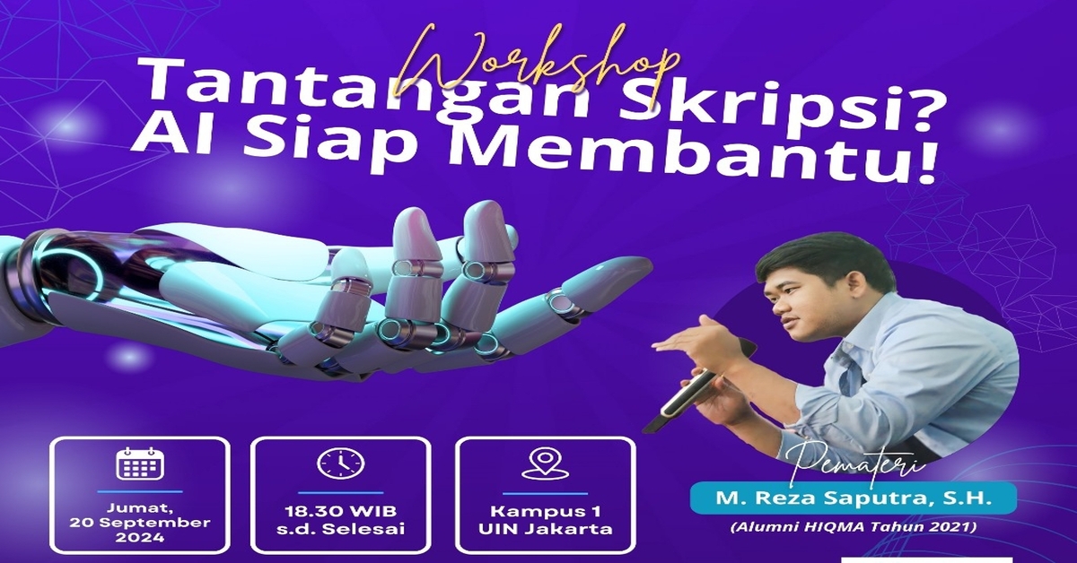 Workshop: Tantangan Skripsi? AI Siap Membantu