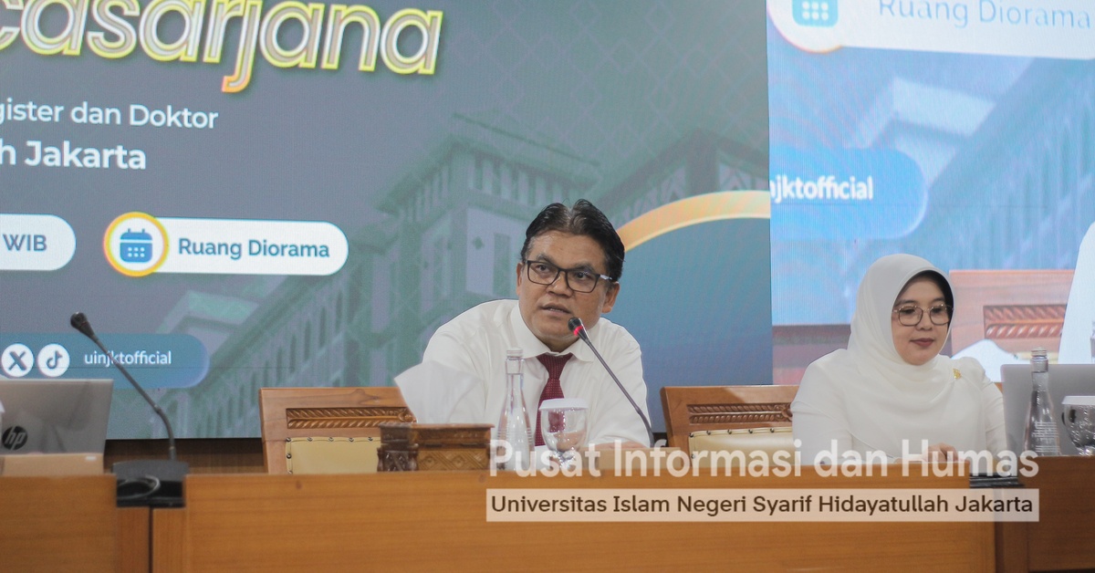 Rektor UIN Jakarta: Program Pascasarjana Kunci Perkuat Rekognisi Kampus