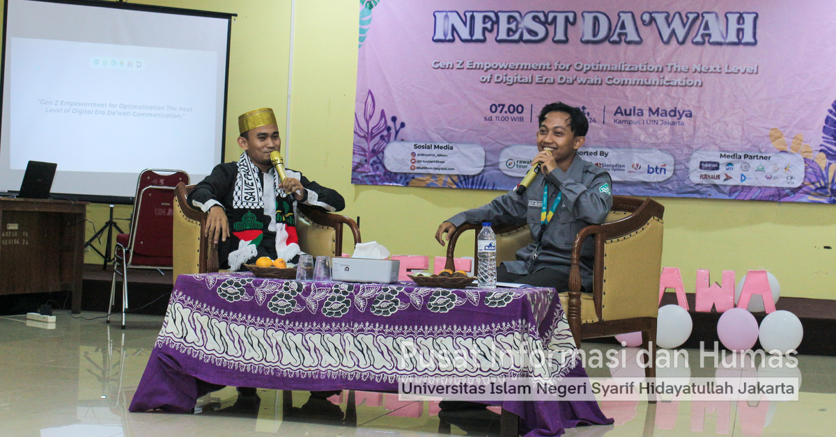 Talkshow LDK Syahid FDIKOM UIN Jakarta, Ustadz Daeng Dorong Gen Z Dakwah Digital di Era Modern