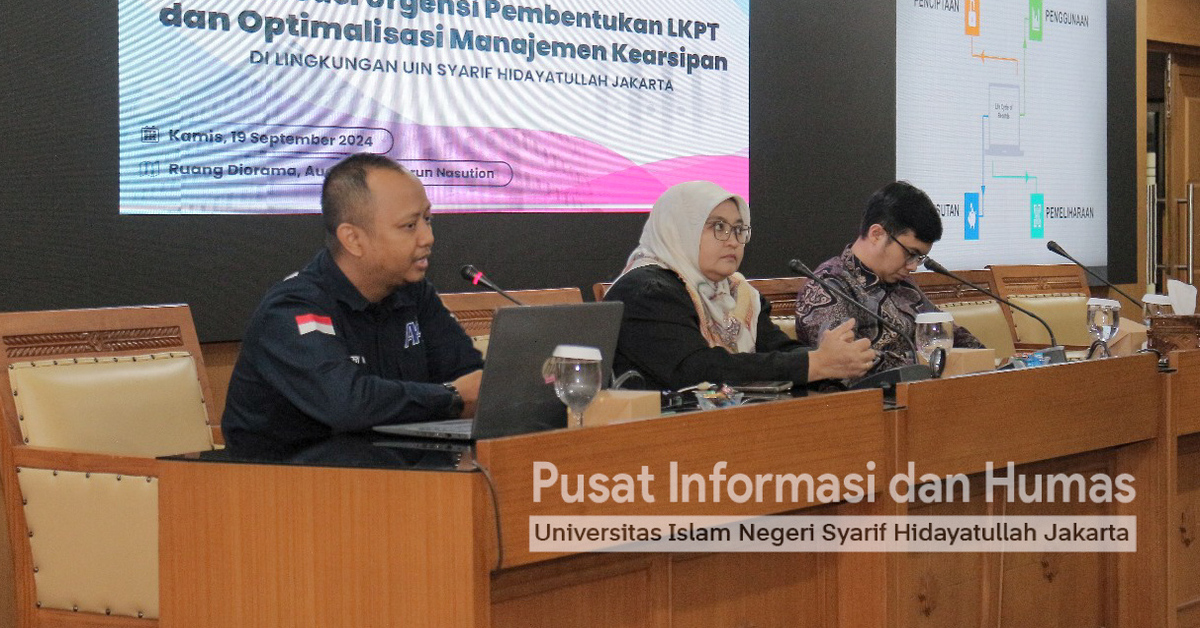 Perkuat Layanan, Biro Administrasi Umum UIN Jakarta Gelar Sosialisasi LKPT dan Optimalisasi Manajemen Kearsipan