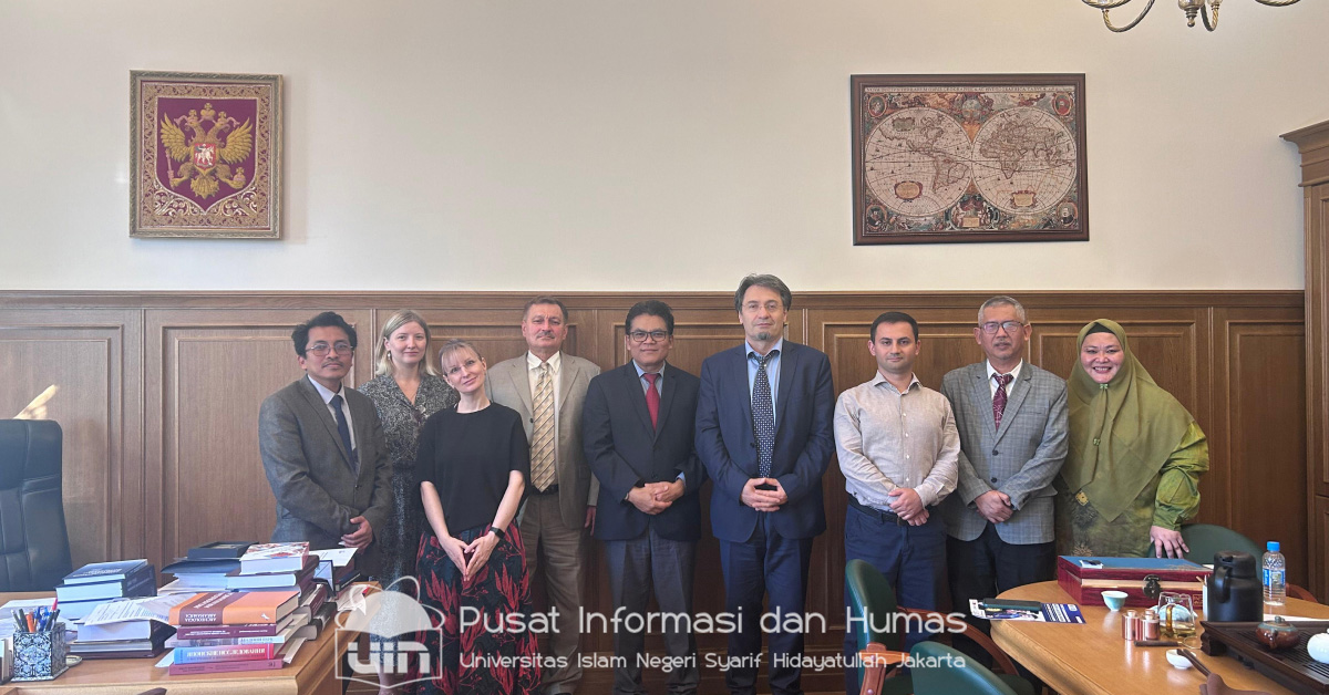 Rektor UIN Jakarta Kunjungi Institute of Oriental Studies Moskow untuk Kerjasama Riset dan Pertukaran Kepakaran