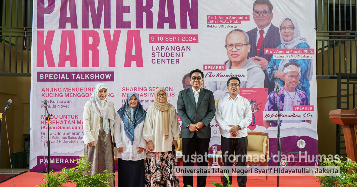 LP2M Gelar Pameran Karya, Prof. Amelia Fauzia: Sebarkan Karya Civitas UIN Jakarta  ke Seluruh Dunia