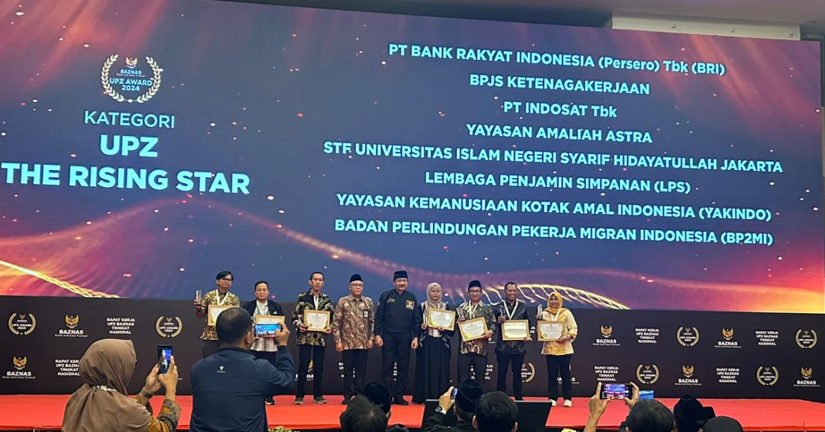 UPZ Awards 2024: STF UIN Jakarta Raih Empat Penghargaan BAZNAS Pusat