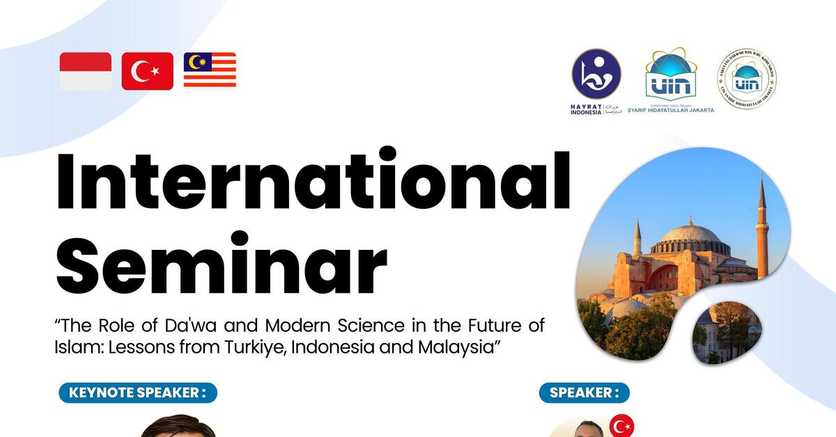 International Seminar: The Role of Da'wa and Modern Science in the Future of Islam: Lessons from Turkiye, Indonesia, and Malaysia