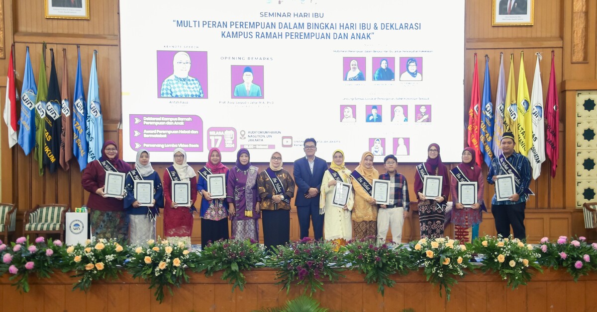 Peringati Hari Ibu, PSGA UIN Jakarta Beri Penghargaan Dosen Perempuan “Ibu Hebat Bermartabat"