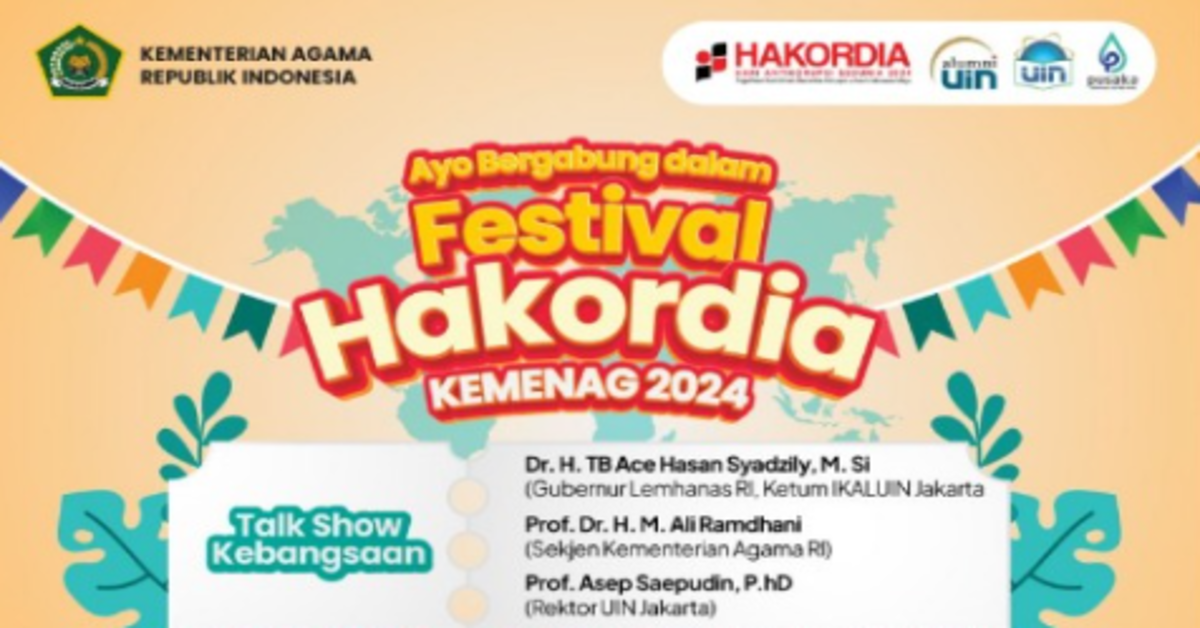 Festival Hari Anti Korupsi Sedunia (Hakordia) Tahun 2024