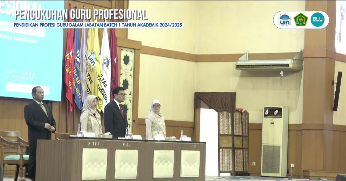 Pengukuhan 512 Guru Profesional, UIN Jakarta Tegaskan Komitmen untuk Generasi Emas Indonesia