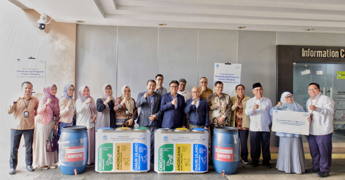 Terapkan Green Campus, UIN Jakarta Beroleh Dukungan Bank BJB Syariah