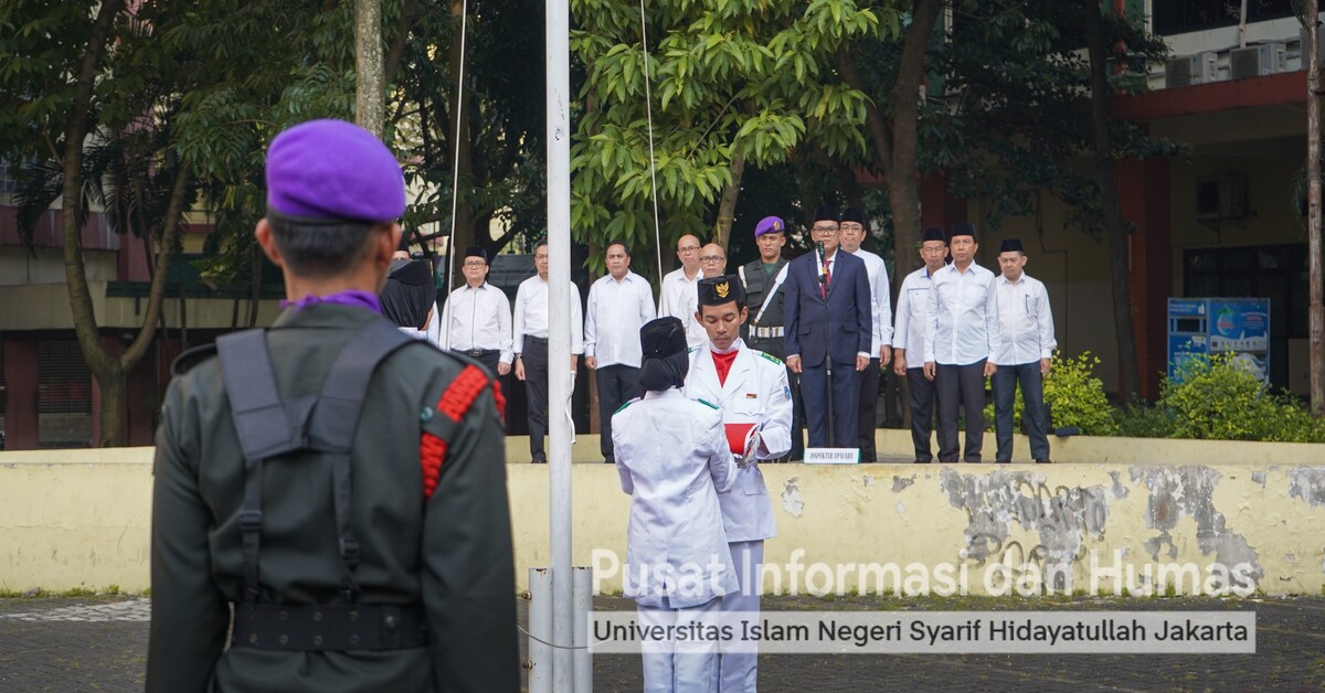 Umat Rukun Menuju Indonesia Emas: UIN Jakarta Gelar Upacara Peringatan Hari Amal Bhakti Kemenag RI Ke-79 